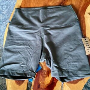 NOBULL Women's Olive Green High-Waisted Shorts